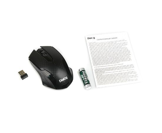  Мышь оптическая беспроводная Dialog Pointer MROP-07U (black) 
