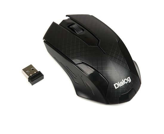  Мышь оптическая беспроводная Dialog Pointer MROP-07U (black) 