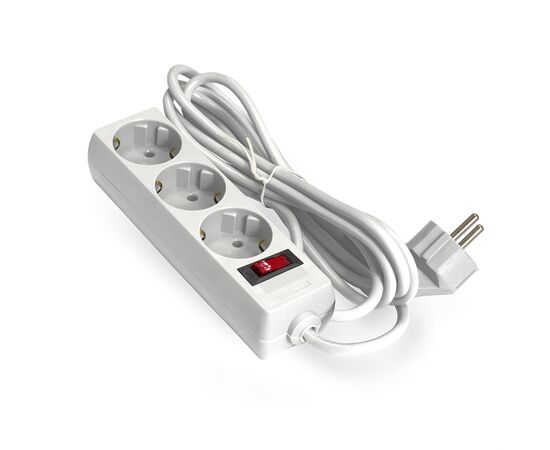 Сетевой фильтр ExeGate SP-3-5W (EX221184RUS) 3 розетки, 5м, евровилка, белый 