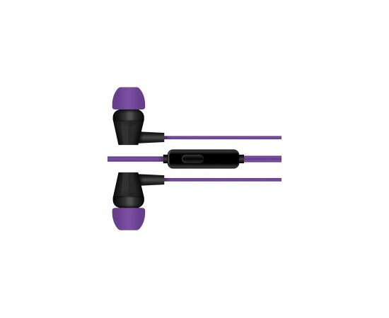  Наушники с микрофоном Krutoff HF-J69 фиолетовые (пакет) 