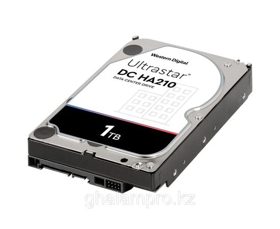  Жесткий диск WD Original SATA-III 1Tb 1W10001 HUS722T1TALA604 Ultrastar DC HA210 (7200rpm) 128Mb 3.5" 