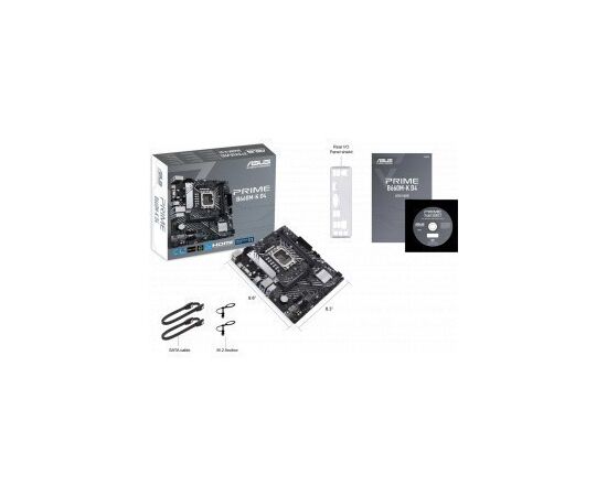  MB s1700 ASUS PRIME B660M-K D4, Intel B660, mATX, 2xDDR4,  1xPCI-E4.0x16/1xPCI-E4.0x4/2xPCI-E3.0x1, 4xSATA3/2xM.2 
