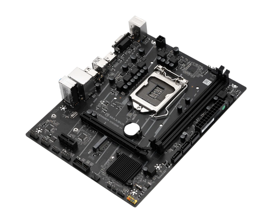  Материнская плата MaxSun Challenger H510M-H, Socket1200, Intel H510, 2xDDR4, PCI-Ex16, 3SATA3, 5.1-ch, GLAN, 4 USB 3.2, VGA, HDMI, mATX, Retail 