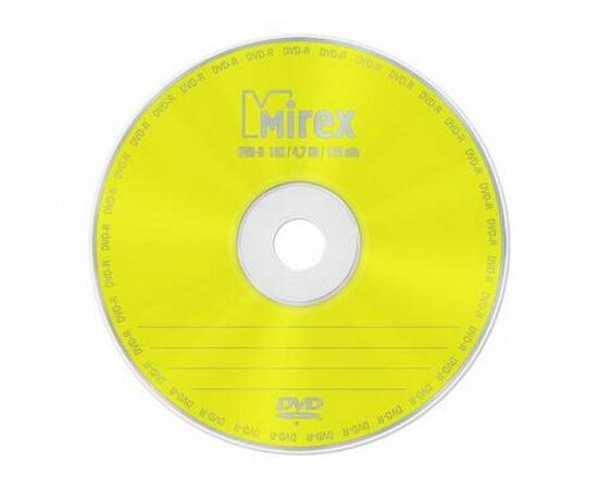  Диск DVD-R Mirex 4.7 Gb, 16x, Slim Case (1) 