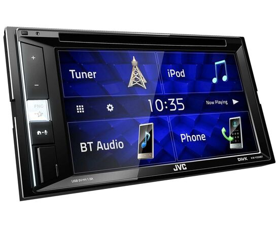  Автомагнитола CD DVD JVC KW-V250BTM 2DIN 4x50Вт 