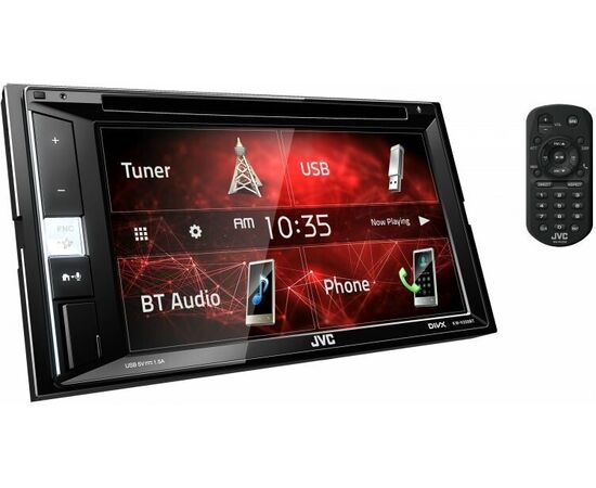  Автомагнитола CD DVD JVC KW-V250BTM 2DIN 4x50Вт 