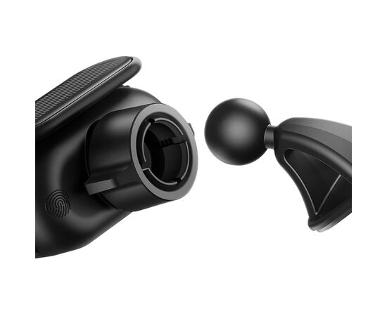  Автомобильный держатель BASEUS Steel Cannon Pro, зажимной, на приборную панель, черный 