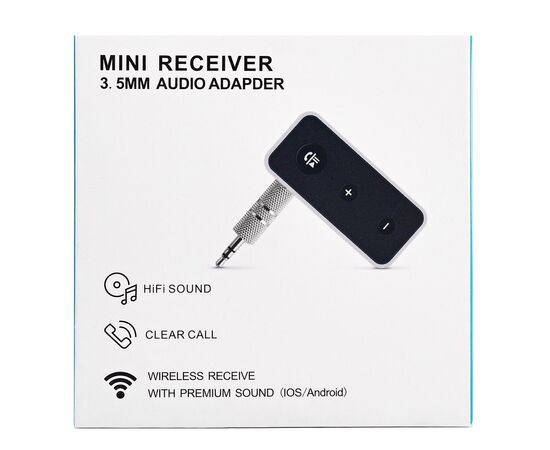  Bluetooth адаптер - BR-03 (BT510)  mini jack 3,5 мм, micro USB (Micro USB/USB) (black) (117525) 