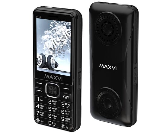  Мобильный телефон Maxvi P110 black 