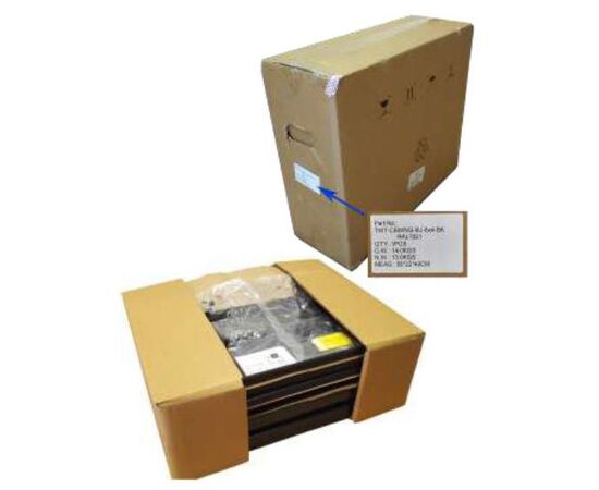  Шкаф настенный TWT-CBWNG-6U-6X4-BK 6U 550x450мм пер.дв.стекл съемные бок.пан. 60кг черный 