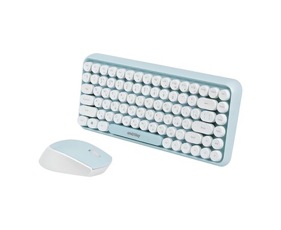  Беспроводной набор клавиатура + мышь Smart Buy SBC-626376AG-M (light blue/white) (226861) 