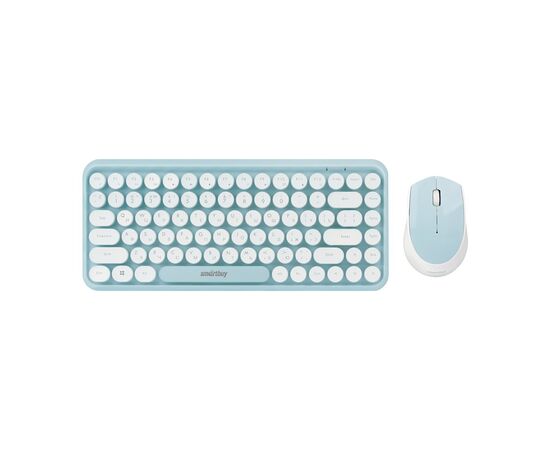  Беспроводной набор клавиатура + мышь Smart Buy SBC-626376AG-M (light blue/white) (226861) 