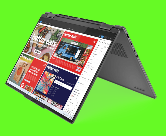  Ноутбук Lenovo Yoga 7 2-in-1 14IML9 (83DJ0095RU) Ultra 5 125H 16Gb SSD 1Tb Intel Arc Graphics 14 2.8K OLED TS Cam 71Вт*ч Win11 Темно-серый 