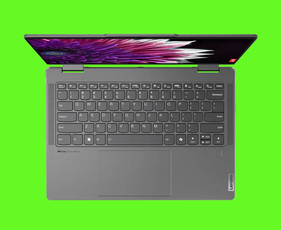  Ноутбук Lenovo Yoga 7 2-in-1 14IML9 (83DJ0095RU) Ultra 5 125H 16Gb SSD 1Tb Intel Arc Graphics 14 2.8K OLED TS Cam 71Вт*ч Win11 Темно-серый 