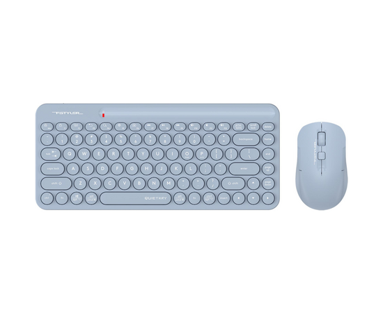  Клавиатура + мышь A4Tech Fstyler FG3200 Air (FG3200 Air Синий) клавиатура синий мышь синий USB беспроводная slim Multimedia 
