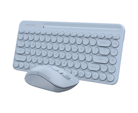  Клавиатура + мышь A4Tech Fstyler FG3200 Air (FG3200 Air Синий) клавиатура синий мышь синий USB беспроводная slim Multimedia 