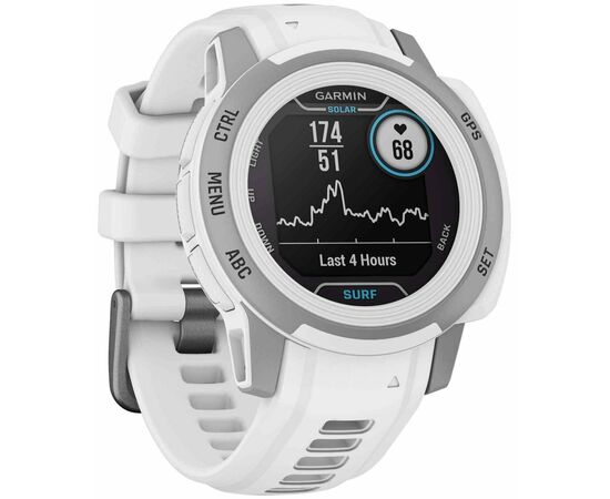  Smart-часы Garmin Instinct 2s Solar 010-02564-03, 40мм, 1.2", белый/черный/белый 