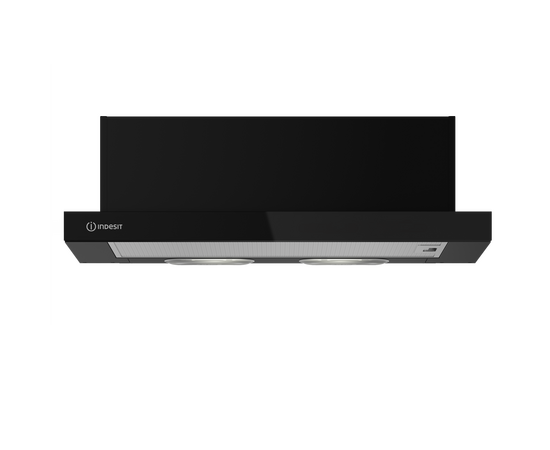  Вытяжка встраиваемая Indesit INT 62HR BL (869890500030) черный управление механическое (1 мотор) 
