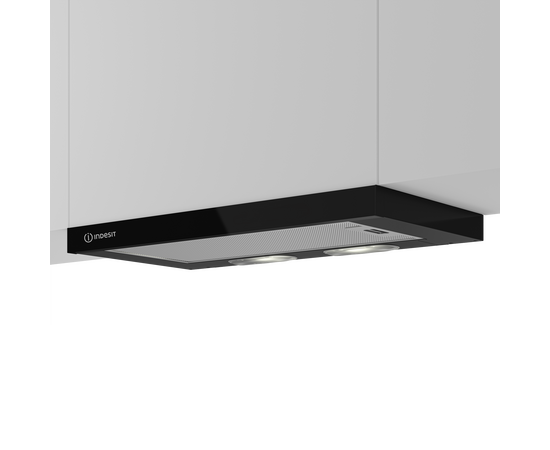  Вытяжка встраиваемая Indesit INT 62HR BL (869890500030) черный управление механическое (1 мотор) 