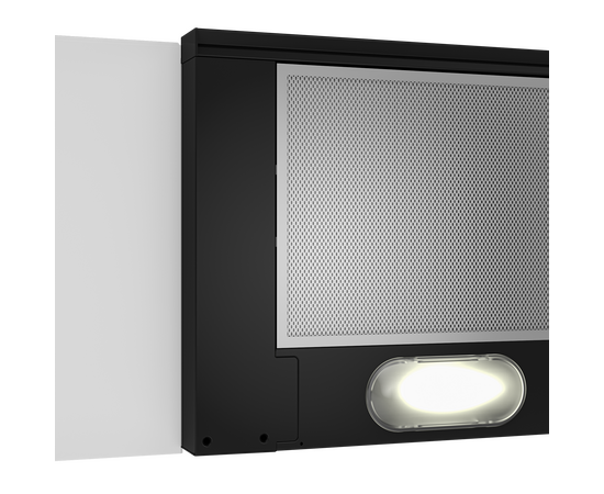  Вытяжка встраиваемая Indesit INT 62HR BL (869890500030) черный управление механическое (1 мотор) 