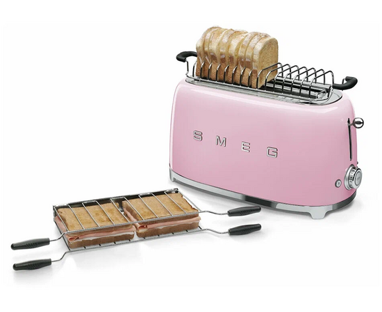  Тостер Smeg TSF02PKEU розовый 