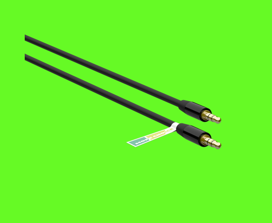  Аудиокабель AUX 3.5mm 1.0м More choice UK13 (Black) 