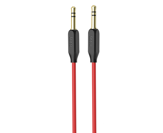  Аудиокабель AUX 3.5mm 1.0м Hoco UPA11 (Red) 