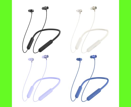  Bluetooth-наушники вакуумные с дугой Hoco ES70 (Blue) 