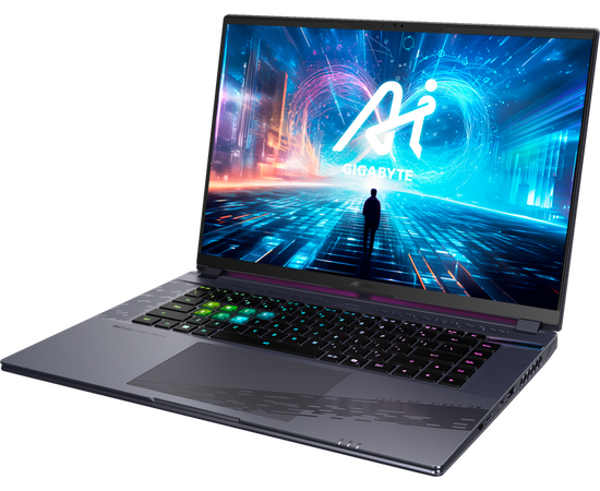  Ноутбук GIGABYTE Aorus 16X (ASG-53KZC54SD) Core i7-14650HX/8GB/SSD1Tb/RTX 4070/16"/IPS/QHD/Win11 