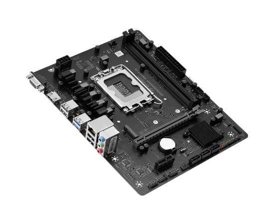  MB s1700 MAXSUN Challenger H610M-R, Intel H610, 2xDDR4-2133 МГц, 1xPCI-Ex16, 1xM.2, Micro-ATX 