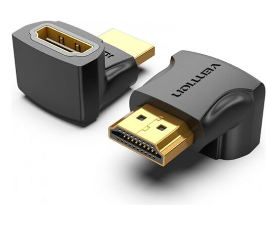  Адаптер-переходник Vention AINB0 HDMI v2.0 19M/19F угол 270 