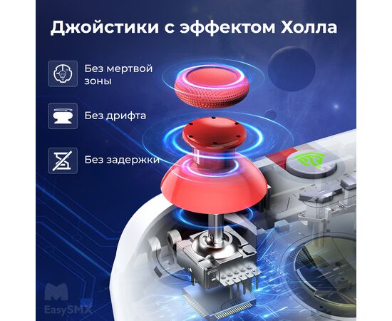  Геймпад беспроводной EasySMX X15 (VG-C448) с RGB подсветкой, звезда 