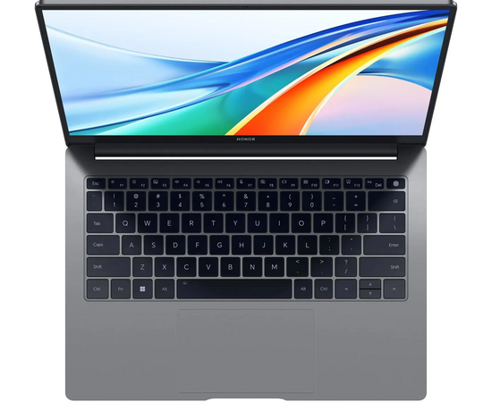  Ноутбук Honor MagicBook X14 2024 FRI-H56 (5301AKAU) 14", 2024, IPS, AMD Ryzen 5 7640HS 4.3ГГц, 6-ядерный, 16ГБ LPDDR5x, 512ГБ SSD, AMD Radeon 760M/NoO 