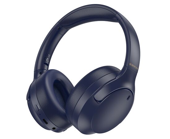  Bluetooth-наушники полноразмерные Bluetooth 5.4 400mah ANC Borofone BO31 (Blue) 