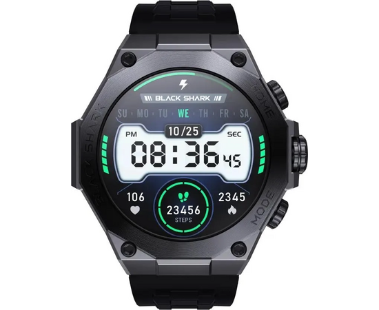  Smart-часы Black Shark BS-S1 Pro Black LCD корп.черный 