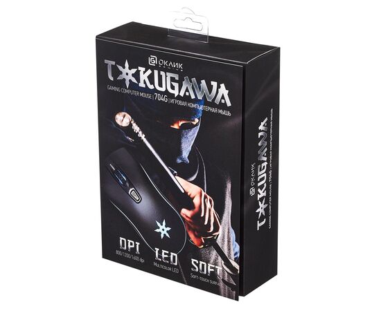  Мышь Oklick 704G Tokugawa черный 