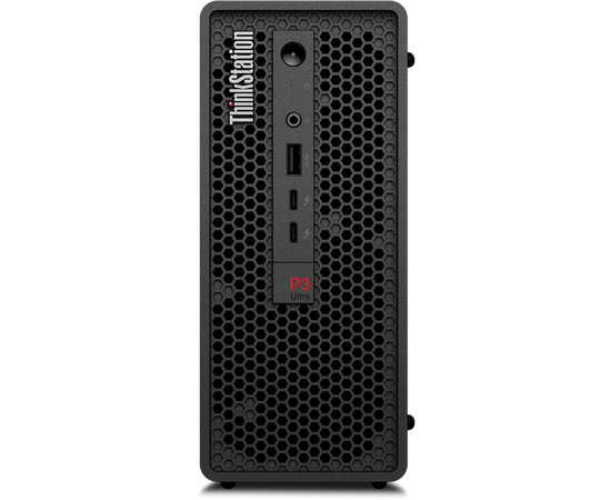  Неттоп Lenovo ThinkStation P3 Ultra (30HBS64000) Intel Core i7 13700, DDR5 16ГБ, 512ГБ(SSD), NVIDIA T400 - 4 ГБ, CR, Windows 11 Professional, черный 