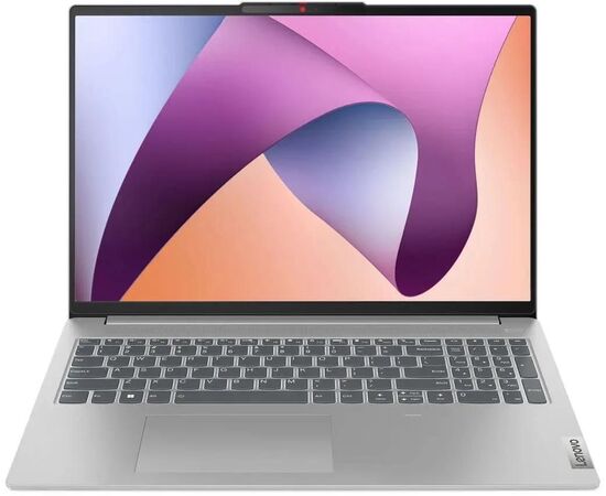  Ноутбук Lenovo IP Slim 5 16ABR8 (82XG0096RK) Ryzen 5 7430U/16Gb/SSD512Gb/16"/IPS/WUXGA/noOS/grey SSD, AMD Radeon, без ОС, светло-серый 