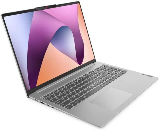  Ноутбук Lenovo IP Slim 5 16ABR8 (82XG0096RK) Ryzen 5 7430U/16Gb/SSD512Gb/16"/IPS/WUXGA/noOS/grey SSD, AMD Radeon, без ОС, светло-серый 