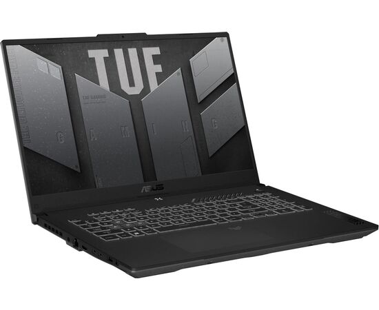  Ноутбук ASUS TUF Gaming A17 FA707NUR-HX013 (90NR0JL5-M000K0) Ryzen 7 7435HS 16Gb SSD 512Gb NVIDIA RTX 4050 6Gb 17,3 FHD IPS Cam 90Вт*ч No OS Серый 