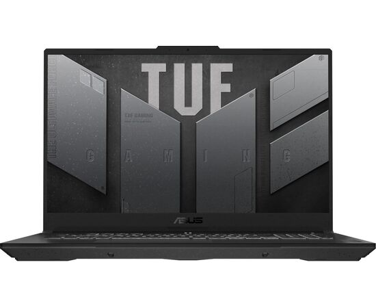  Ноутбук ASUS TUF Gaming A17 FA707NUR-HX013 (90NR0JL5-M000K0) Ryzen 7 7435HS 16Gb SSD 512Gb NVIDIA RTX 4050 6Gb 17,3 FHD IPS Cam 90Вт*ч No OS Серый 
