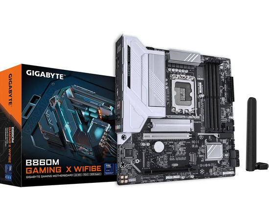  Материнская плата Gigabyte B860M Gaming X Wifi6E, Socket-1851, Intel B860, mATX, Ret 