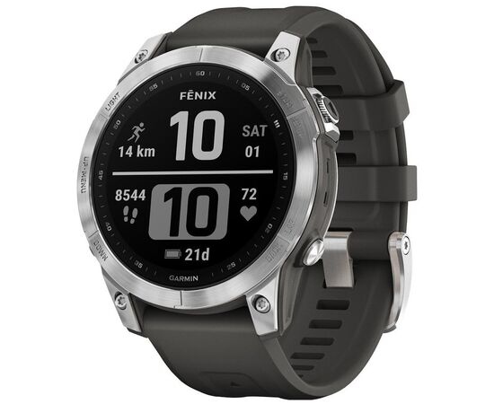  Smart-часы Garmin Fenix 7 /Silver - Graphite (010-02540-01) 
