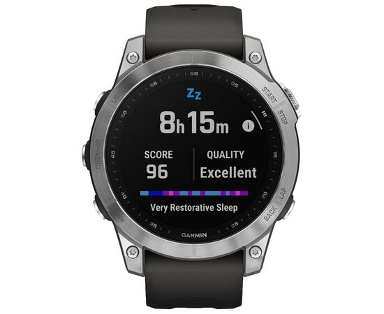  Smart-часы Garmin Fenix 7 /Silver - Graphite (010-02540-01) 