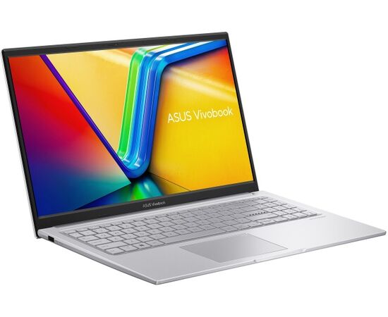  Ноутбук ASUS VivoBook Series X1504VA-NJ725 (90NB10J2-M01E60) 15.6" 1920x1080/i3-1315U/RAM 8Гб/SSD 512Гб/Intel UHD/EngRus/без ОС серебристый 1.7 кг 