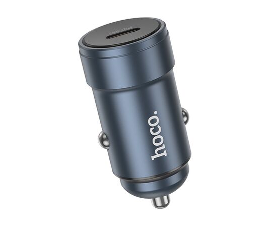  Адаптер Автомобильный Hoco Z57 Glorious single-port PD30W (metal gray) (236190) 