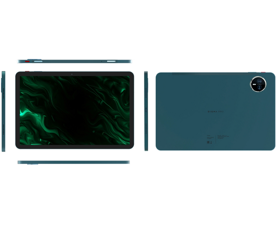  Планшет Digma Pro Eclipse (TA3E1P02) T616 (2.0) 8C RAM8Gb ROM256Gb 11" In-Cell 1920x1200 4G 2Sim Android 14 зеленый 