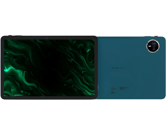  Планшет Digma Pro Eclipse (TA3E1P02) T616 (2.0) 8C RAM8Gb ROM256Gb 11" In-Cell 1920x1200 4G 2Sim Android 14 зеленый 