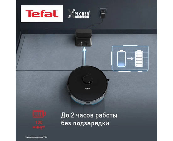  Робот-пылесос Tefal X-plorer Serie 75 S RG8575WH 