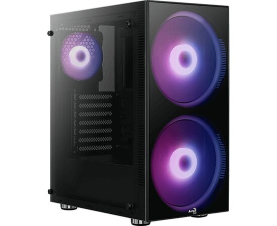  Корпус Aerocool Python-G-BK-v1 черный (PYTHON-G-BK-V1) без БП ATX 1x120mm 2x200mm 2xUSB2.0 1xUSB3.0 audio bott PSU 